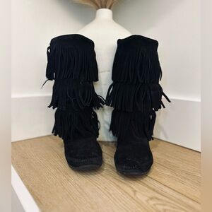 Black Moc Boots